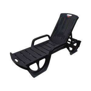 kursi teras lounge hitam