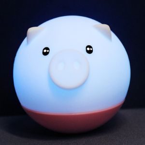 lampu tidur karakter babi