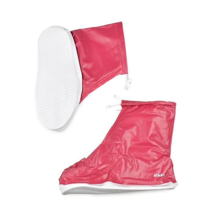 Ataru Cover Sepatu Tahan Air Short - Merah
