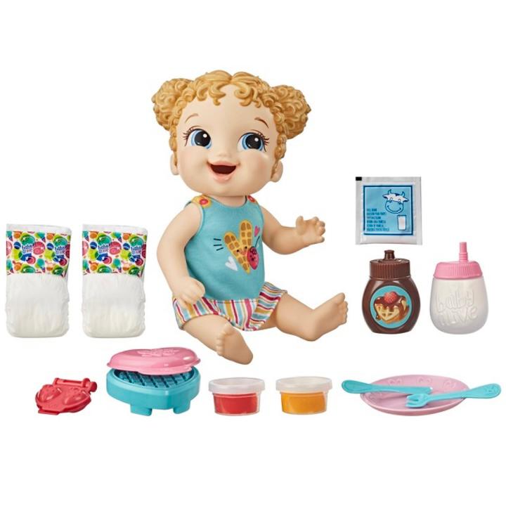 Baby Alive Boneka Bayi Breakfast Time Baby Blonde Hair