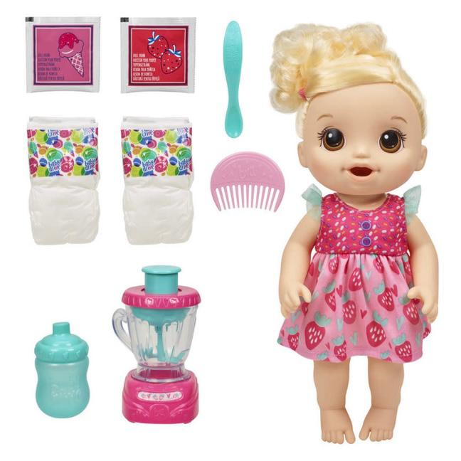 Baby Alive Boneka Bayi Magical Mixer Strawberry