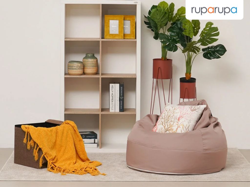 Bean Bag Ain-p 90x105cm - Cokelat