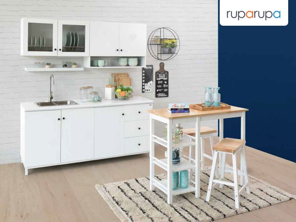 kitchen set putih minimalis