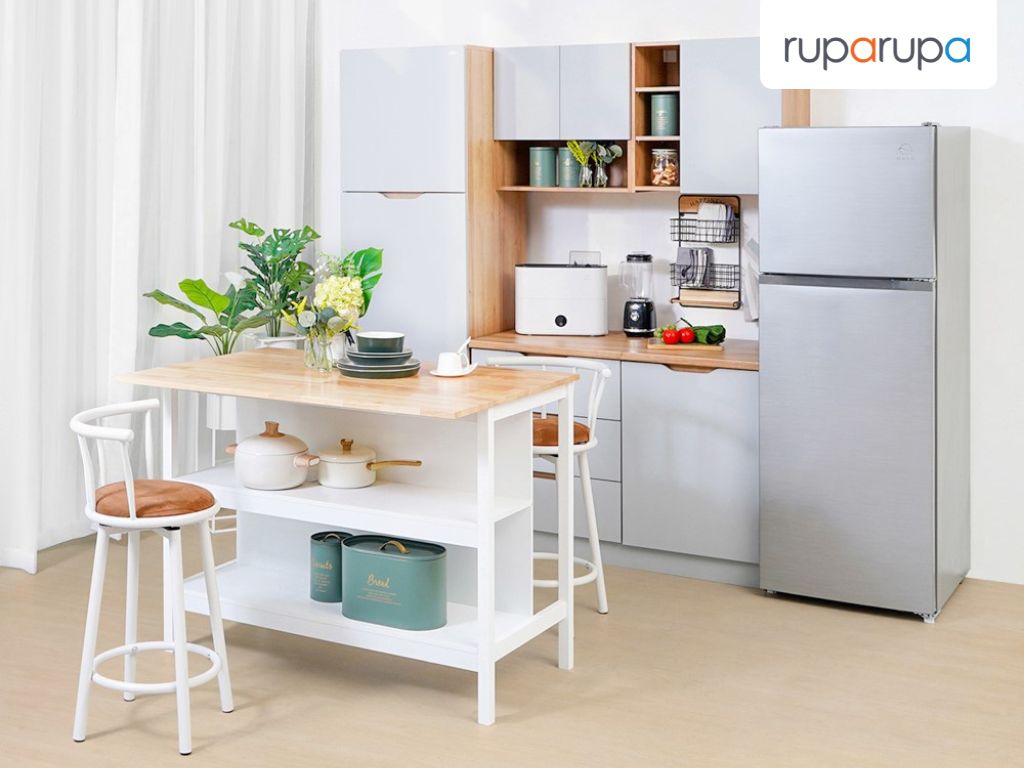 desain dapur dengan kitchen island