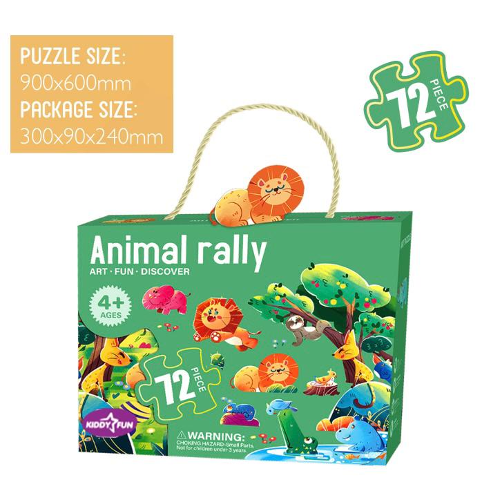 Kiddy Fun Animal Rally Puzzle