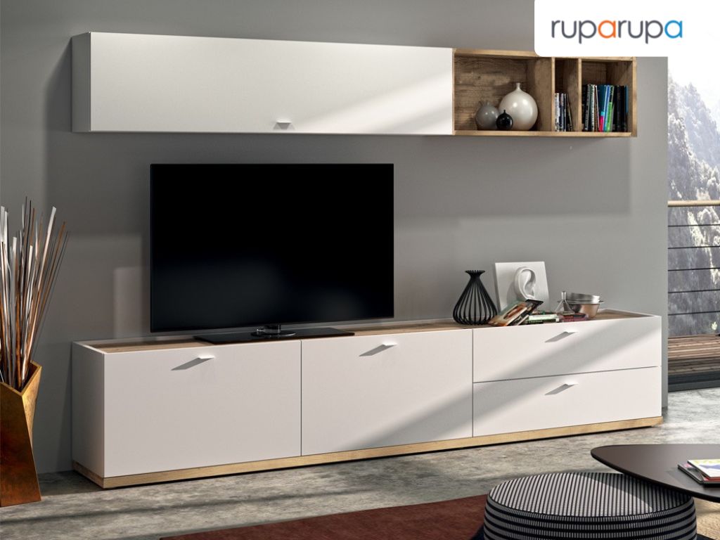 Lemari Tv Passacor Wall Unit cocok diletakkan di rumah yang besar