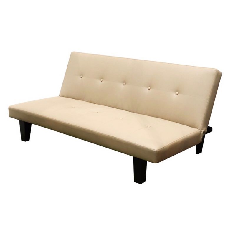 Soleil Ramadante Sofa Tidur Kulit - Putih Ivory