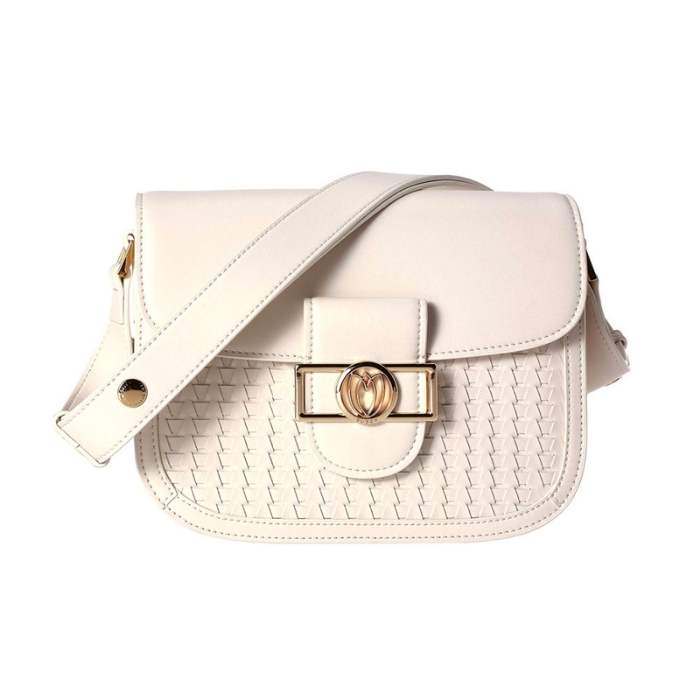 barang konser wajib dibawa Susen Woven Tas Selempang 2031 - Krem