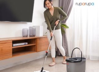 Peralatan kebersihan pasca banjir