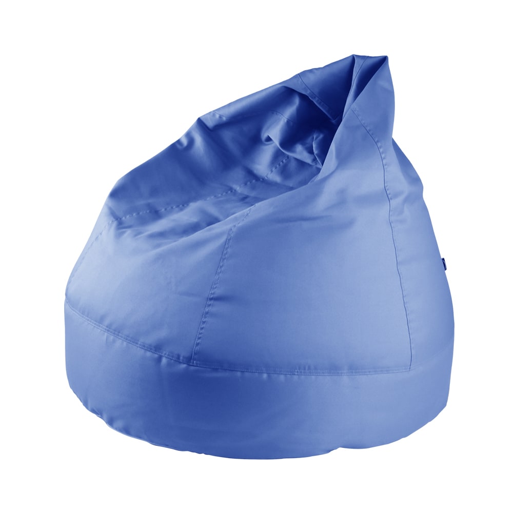 bean bag polyester biru