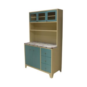 kabinet dapur biru