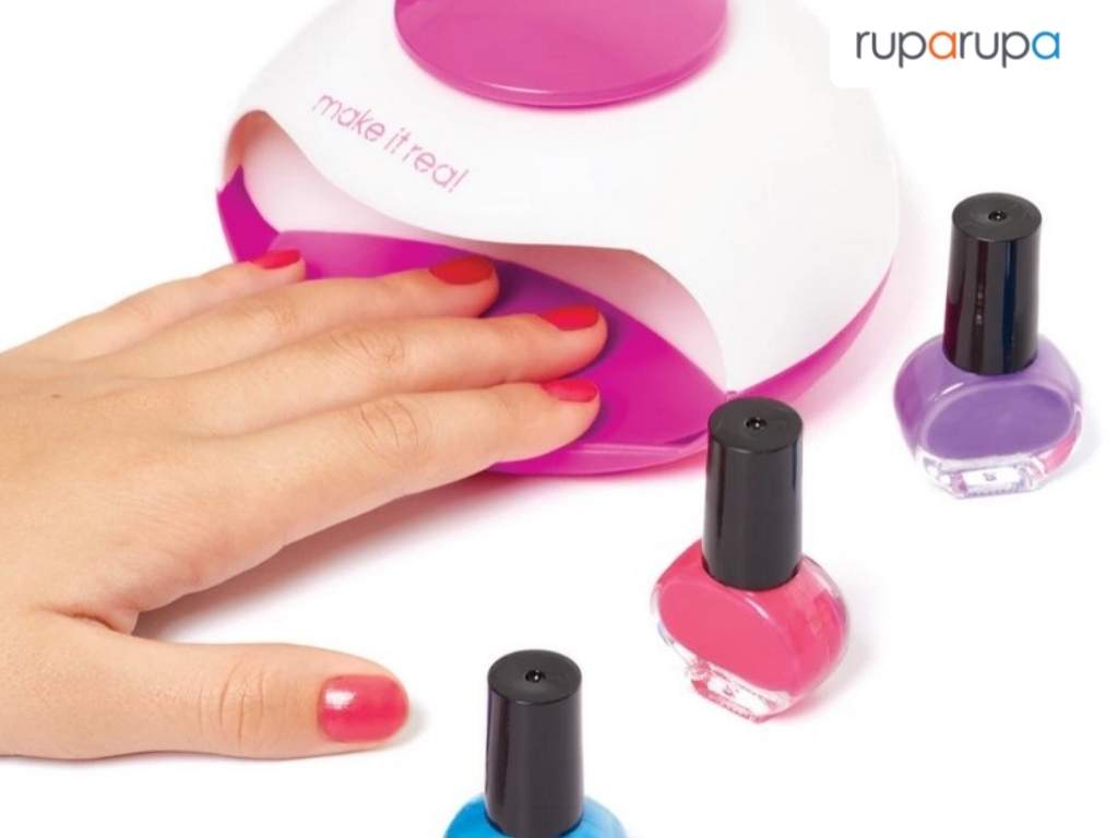 mainan kosmetik anak Make It Real Glitter Dream Nail Spa
