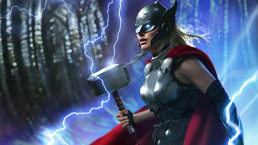 superhero wanita mighty thor