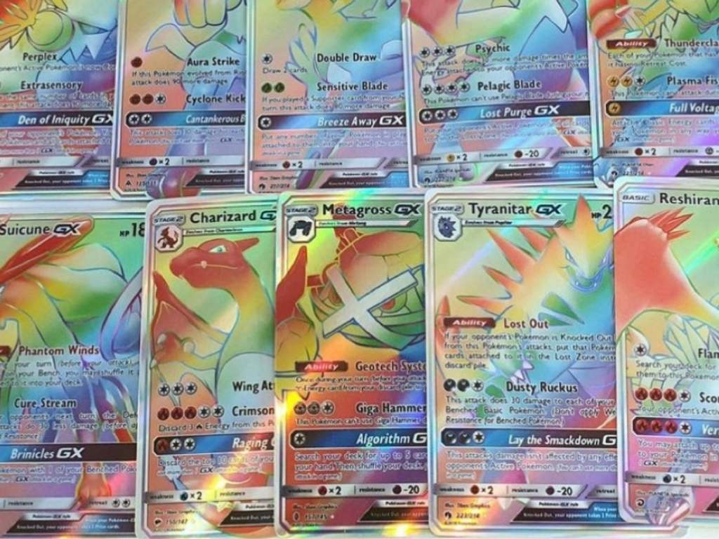 jenis pokemon trading card rainbow