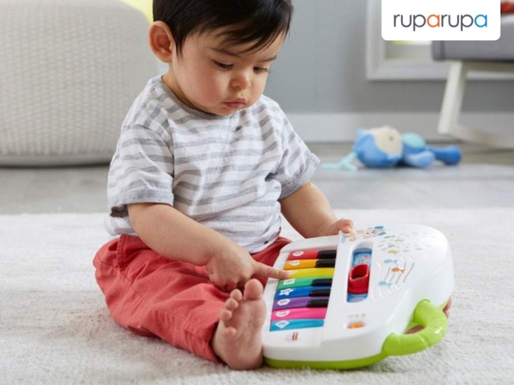 mainan kreativitas anak Fisher Price Piano Laugh N Learn