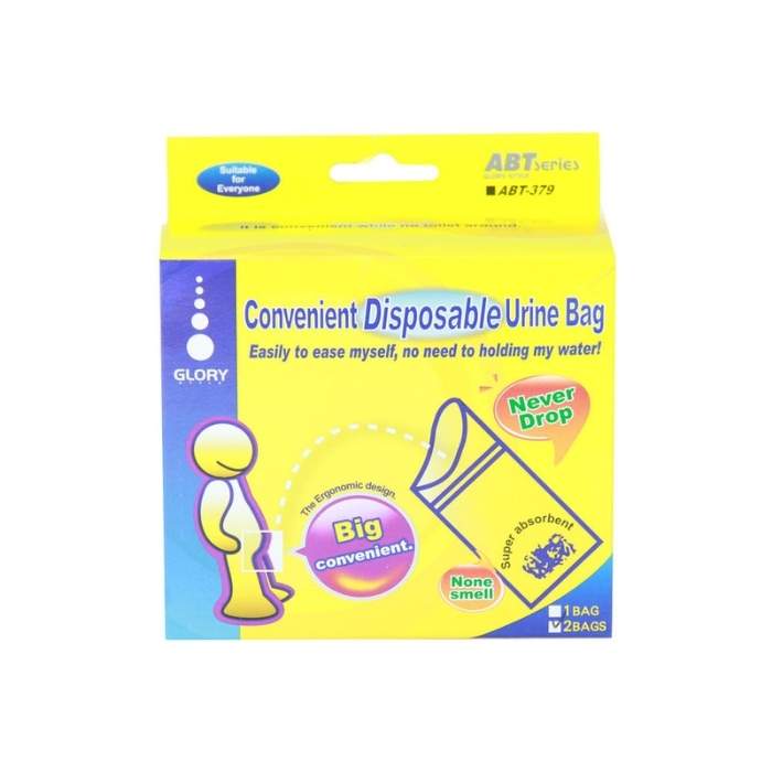 Kantong Urin Portabel Sekali Pakai 2 Pcs
