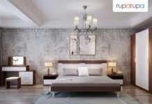 Onyx V Set Tempat Tidur King - Putih Walnut