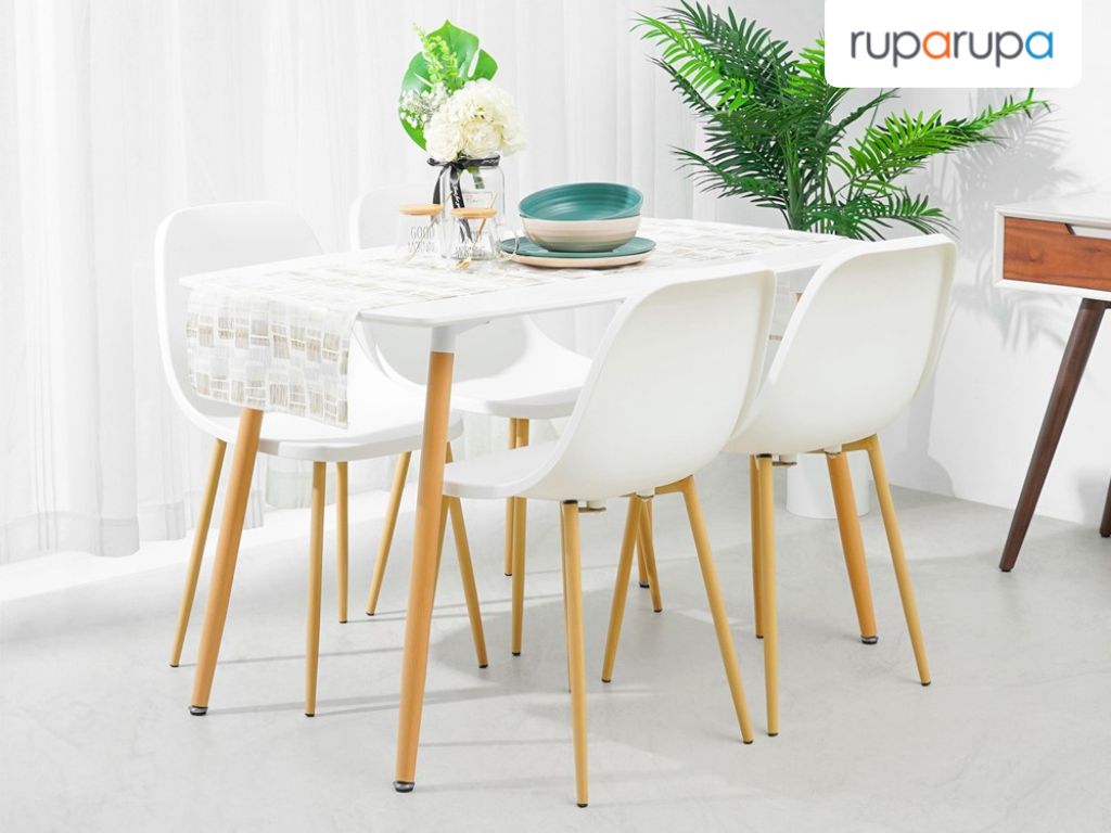 maeve meja makan 4 kursi