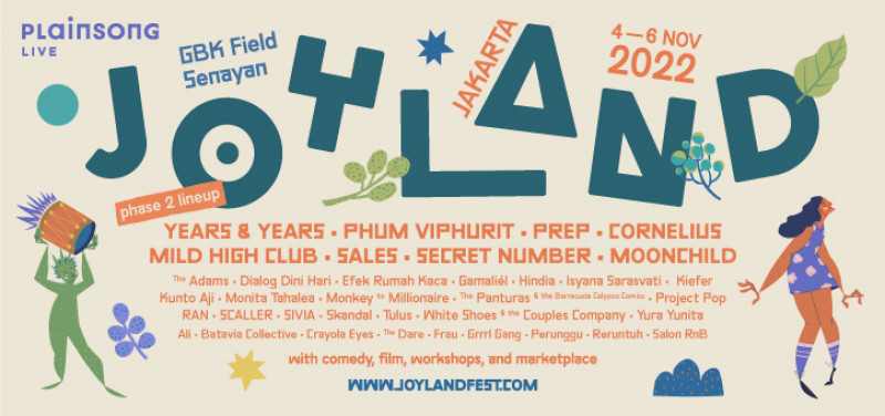 jadwal konser 2022 joyland festival