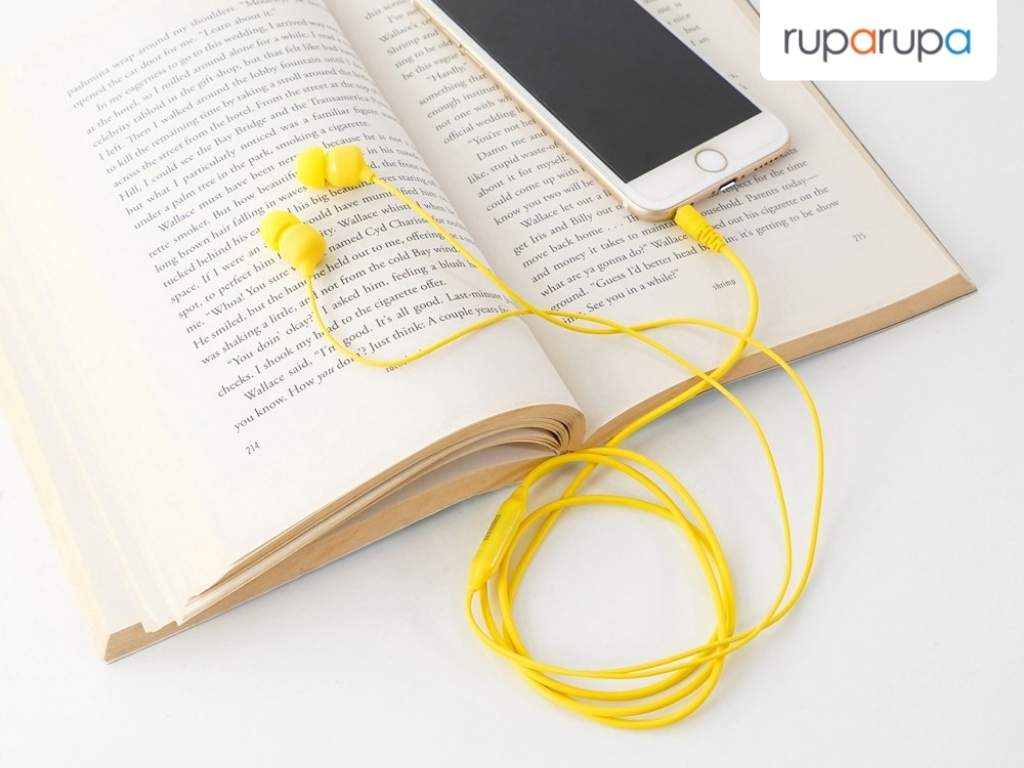 Ataru Simple Earphone - Kuning