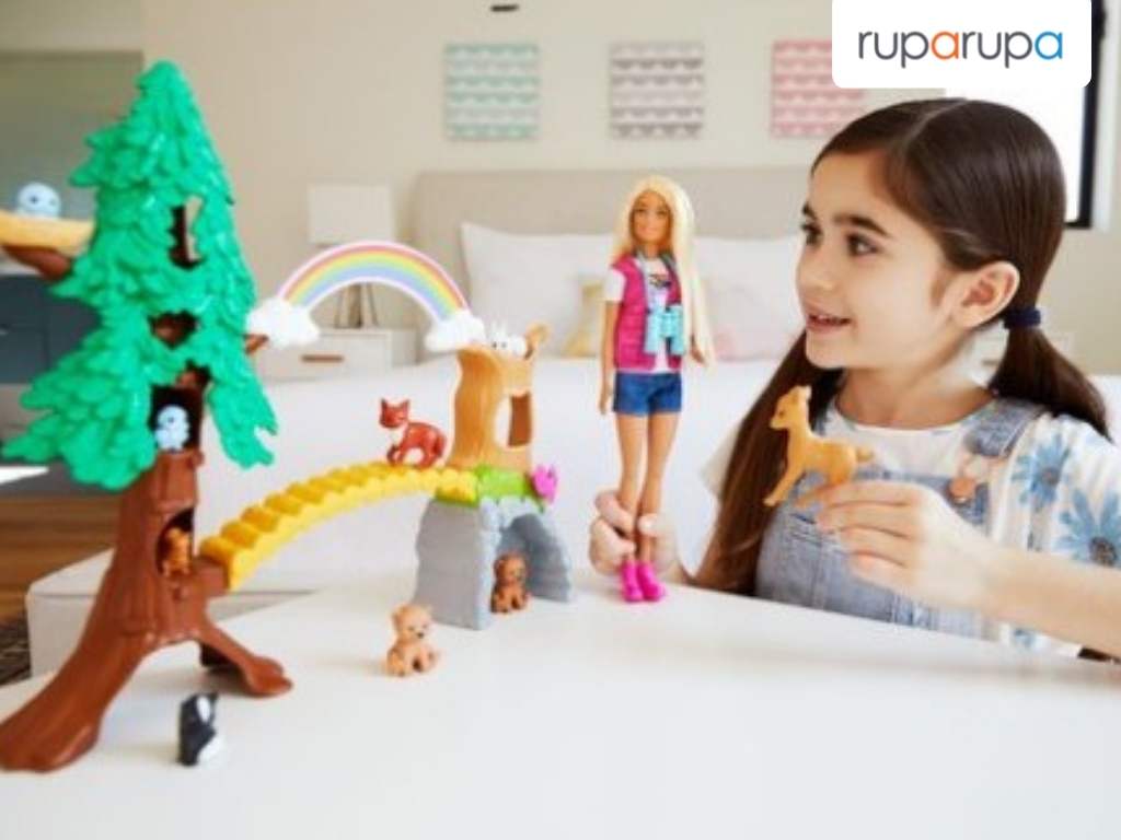 film kartun Barbie Crrs Nurturing Animal Playset