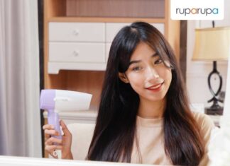 cara mengeringkan rambut