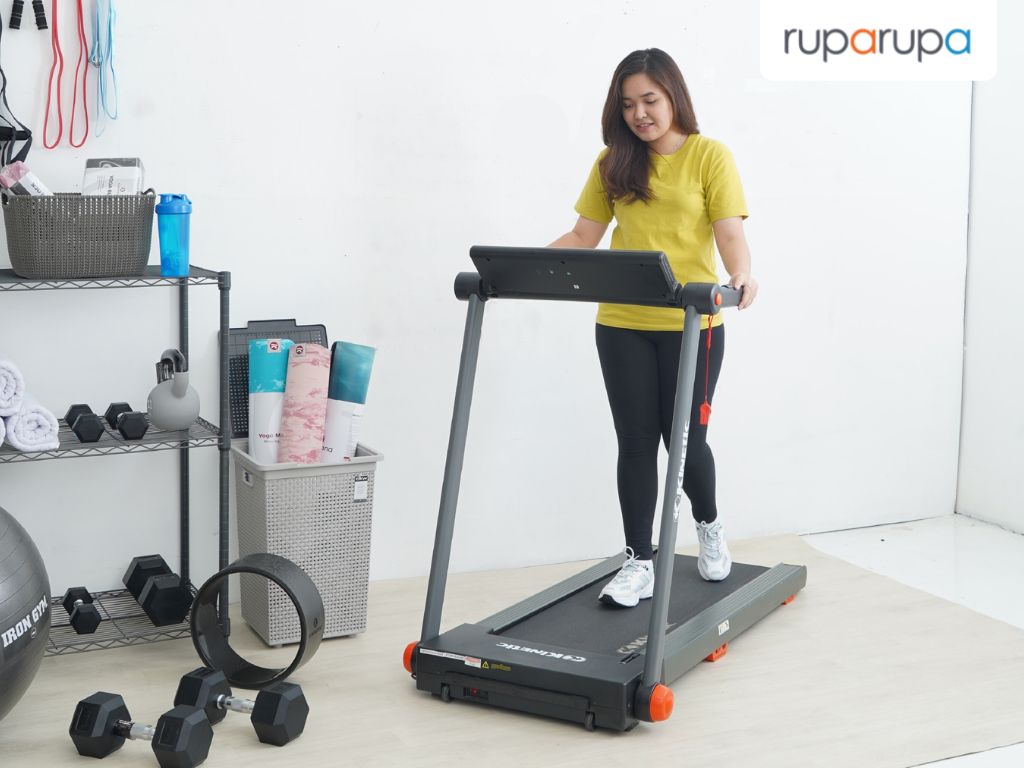 baju olahraga Kinetic Treadmill Motorized 0.8hp