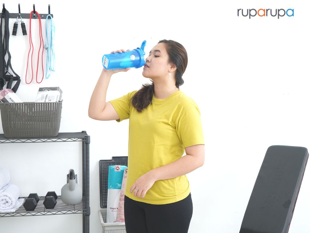 minum air persiapan olahraga