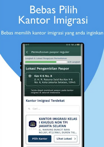 pilih kantor imigrasi perpanjang masa paspor