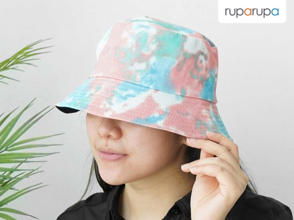 Ataru Topi Bucket Reversible Tie Dye