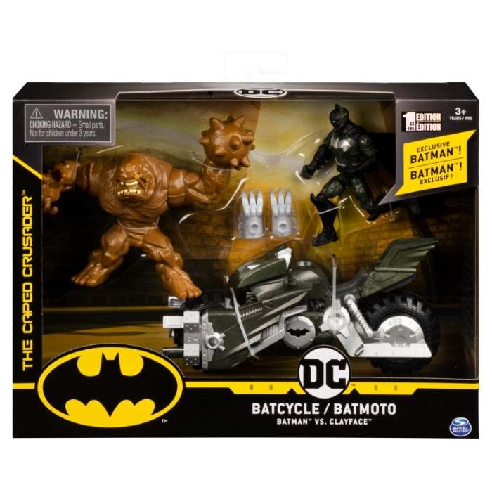 Batman Figure With Batcycle Two 4 Inch