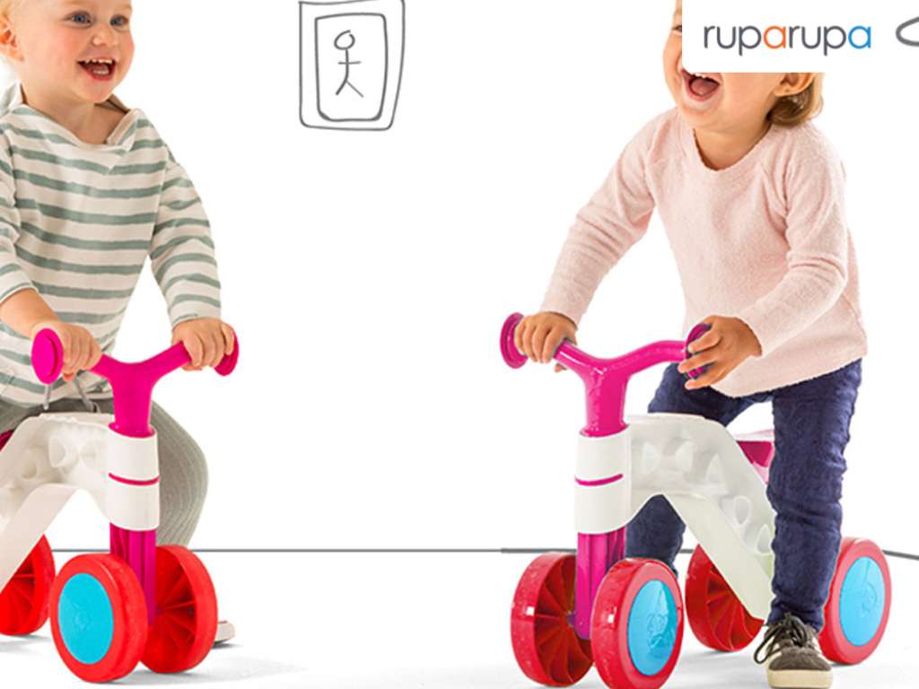 kado natal anak perempuan Chillafish Mainan Tunggang 4 Roda Itsibitsi