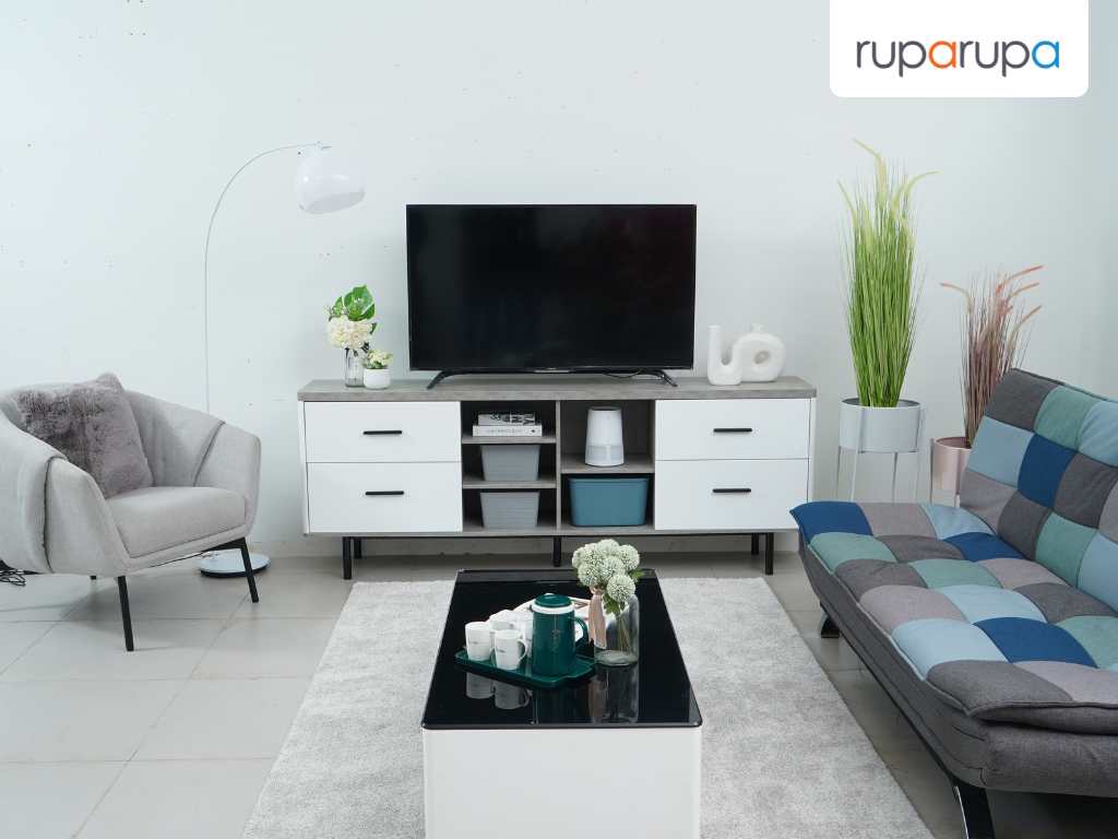 ukuran rak tv