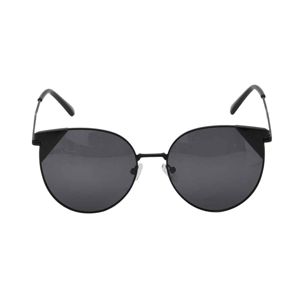 Ilook Kacamata Lensa Hitam Cat Eyed Bulat - Hitam