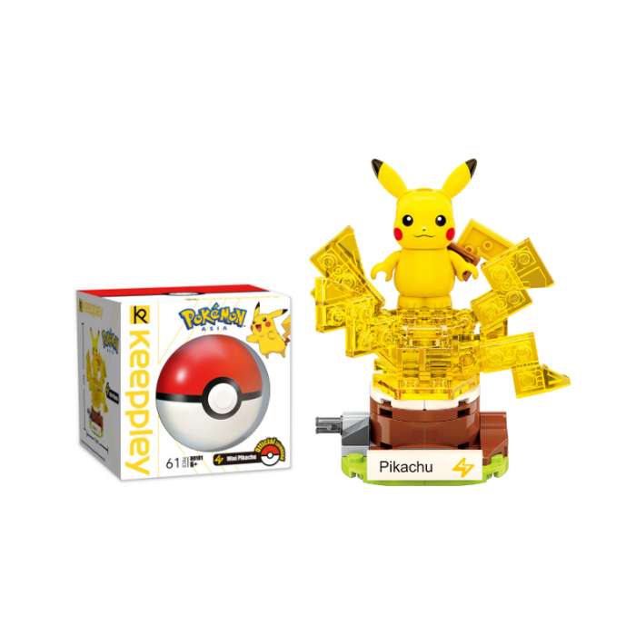 mainan kartun jepang Keeppley Poke Ball Figure Pikachu