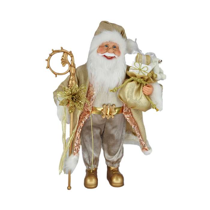 Noelle 45 Cm Dekorasi Natal Christmas Santa Lux Standing Stick