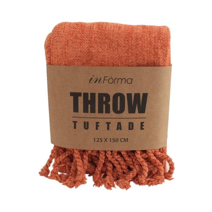 Selimut 125x150 Cm Tuftade Burnt - Orange