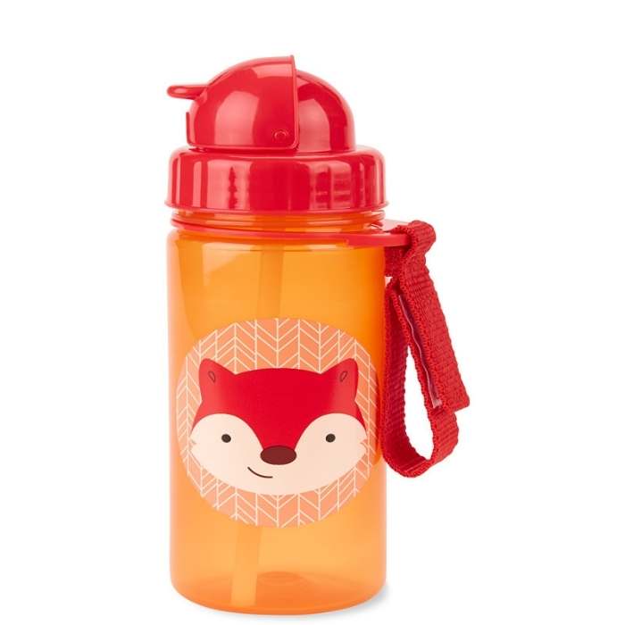 kado natal anak laki-laki Skiphop Zoo Straw Bottle Pp Fox