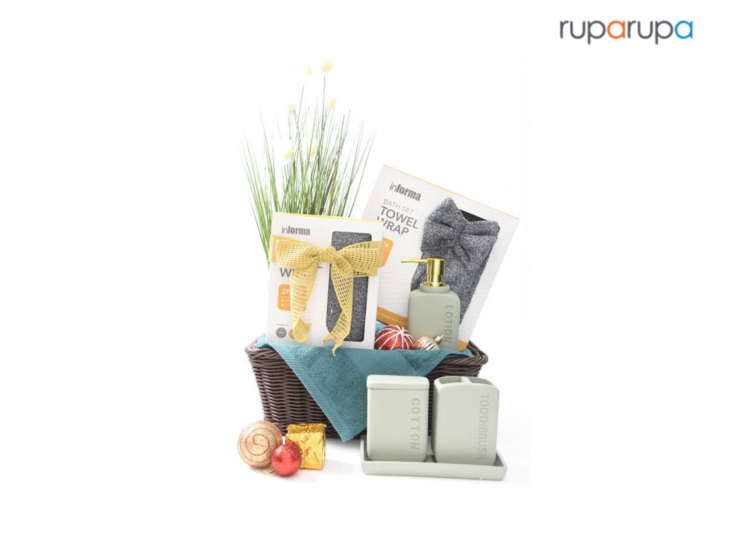hampers natal perlengkapan mandi