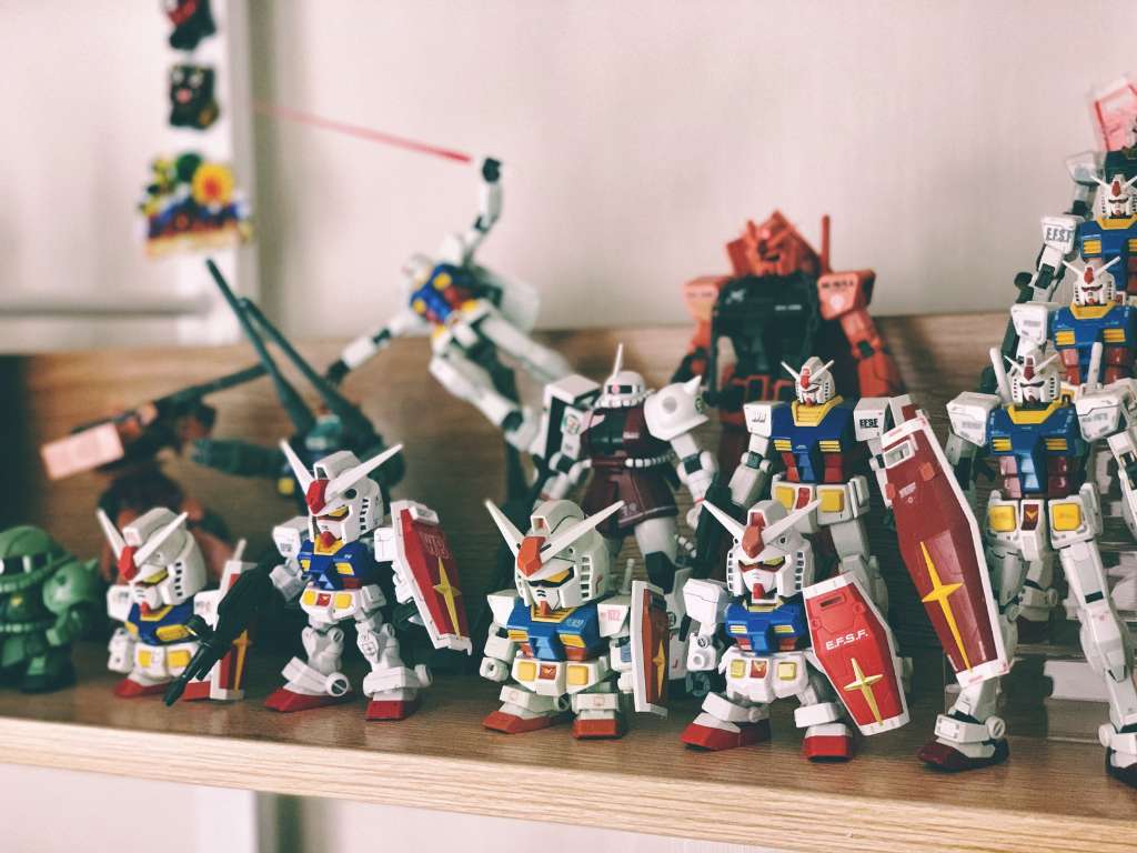 mainan kartun jepang Gundam