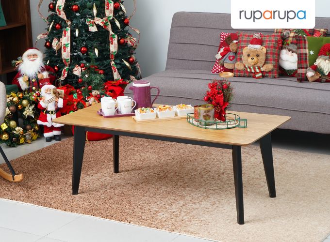 meja natal di rumah