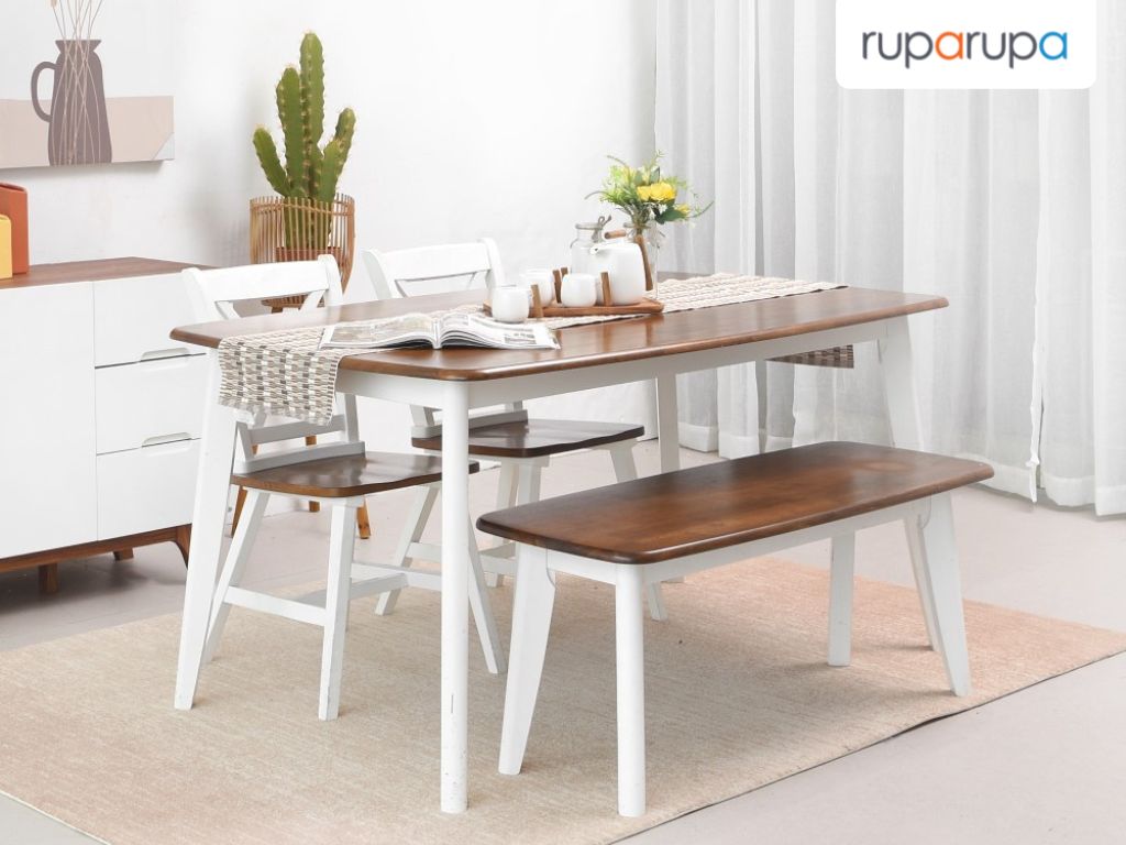 meja tempat makan ala perancis