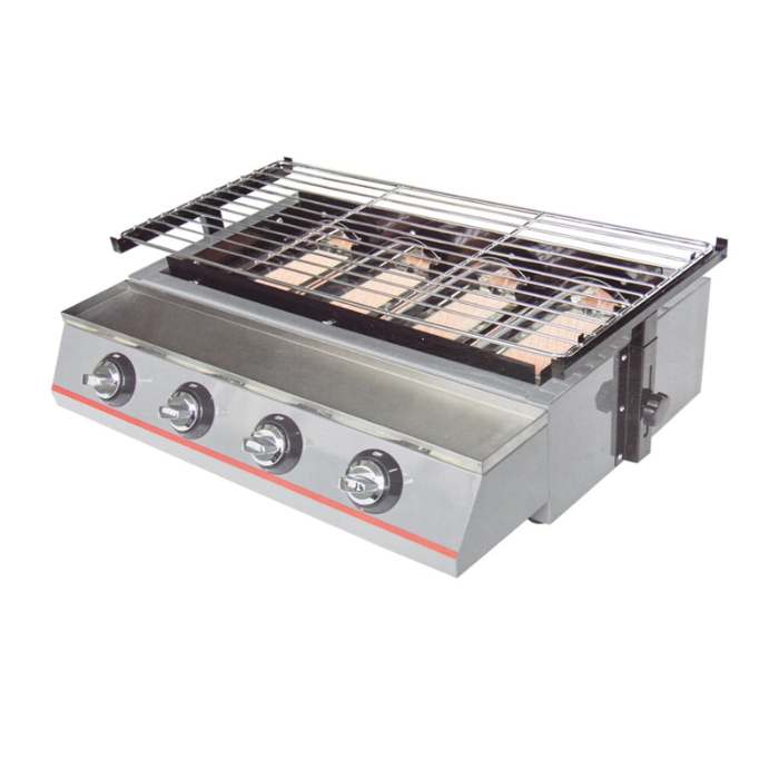 Kompor Pemanggang Dengan 4 Pembakaran