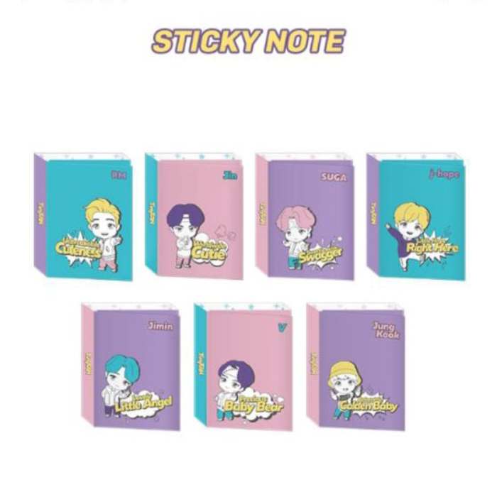 merchandise Bts Tinytan Sticky Note Jimin