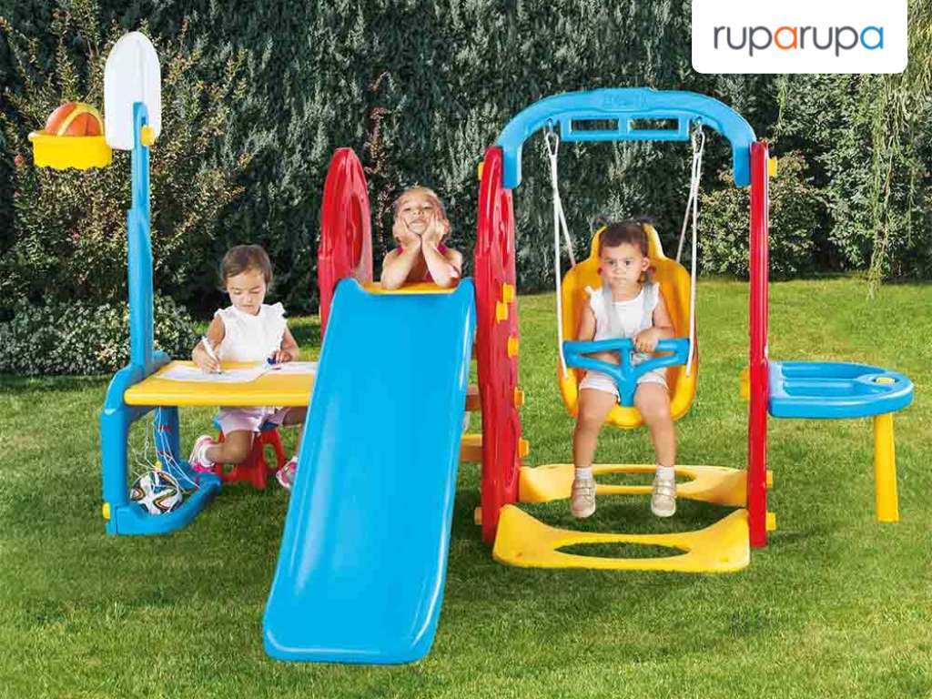 permainan outdoor anak Dolu Playground 7 In 1