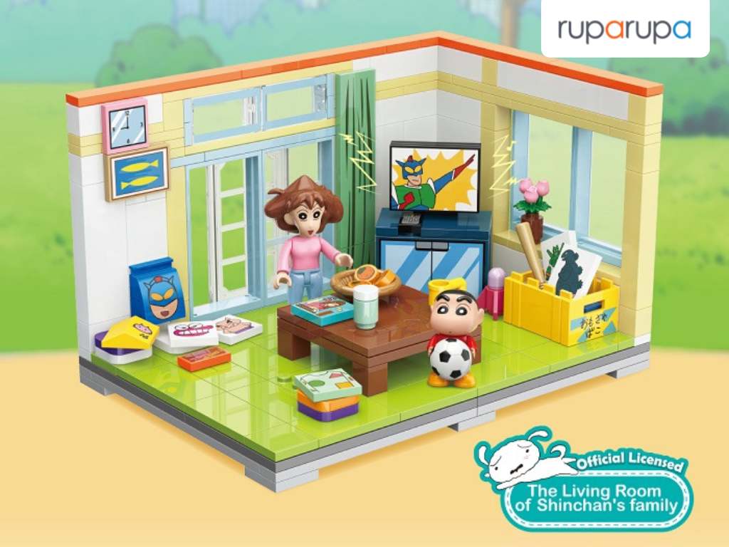 Keeppley Crayon Shinchan - The Living Room Of Shichan House Set