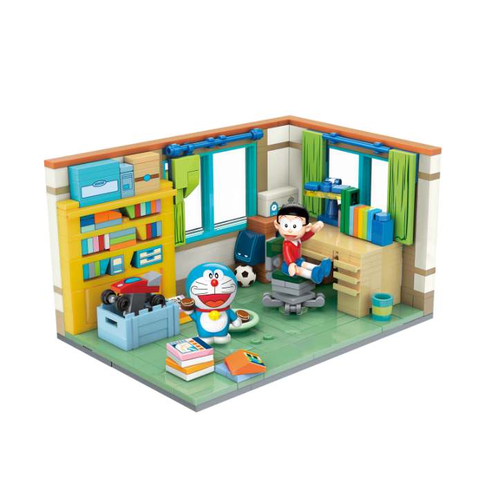 Keeppley Mainan Bricks Doraemon Nobita Room