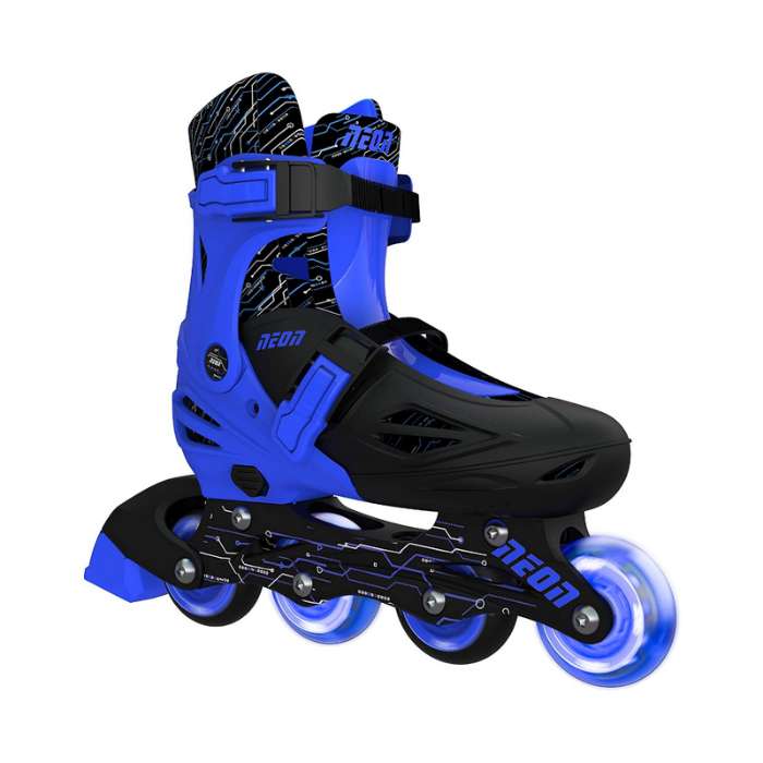 Neon Ukuran 34-37 Sepatu Roda Anak - Biru