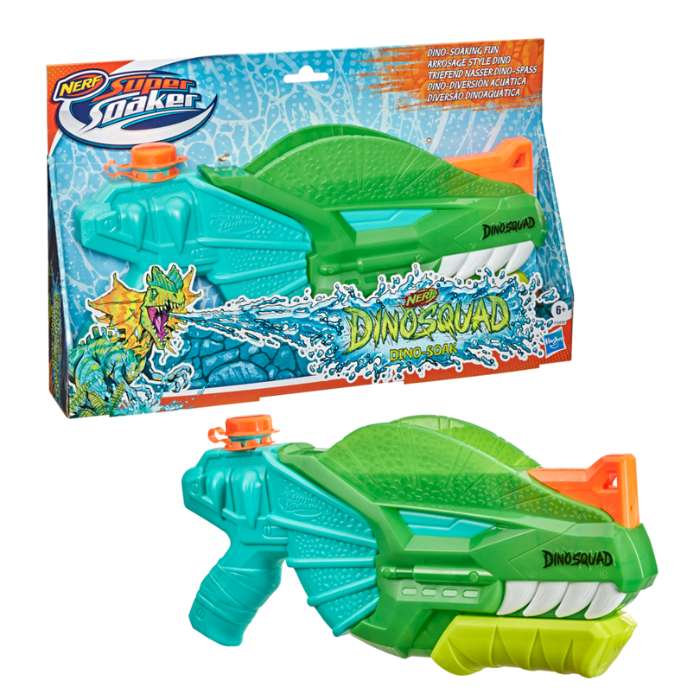 Nerf Pistol Mainan Dinosquad Soak Water
