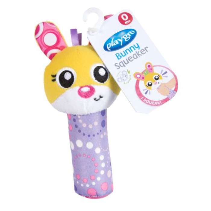 Playgro Squeaker Rattle Bunny
